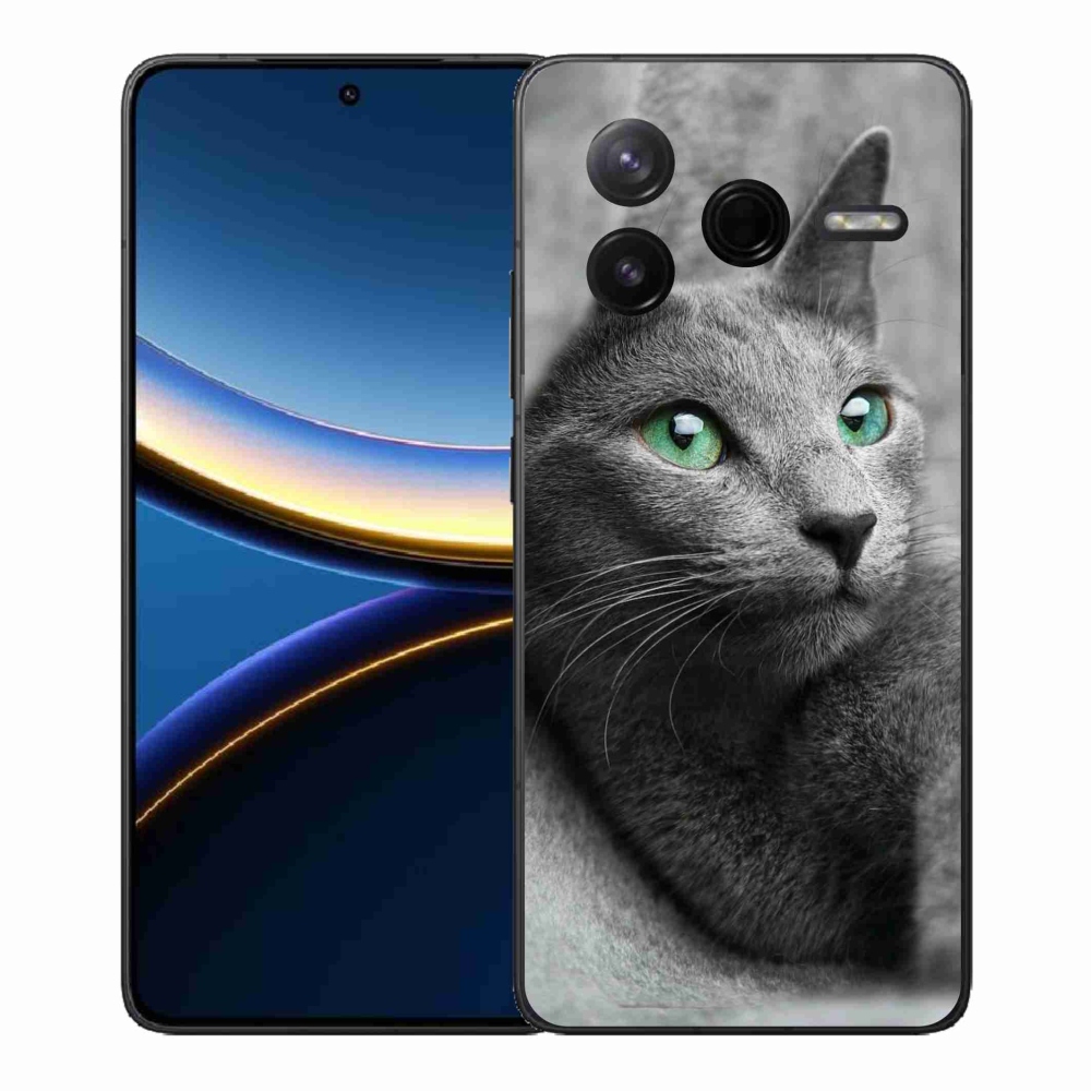 Gelový kryt mmCase na Xiaomi Poco F7 Pro - kočka 2