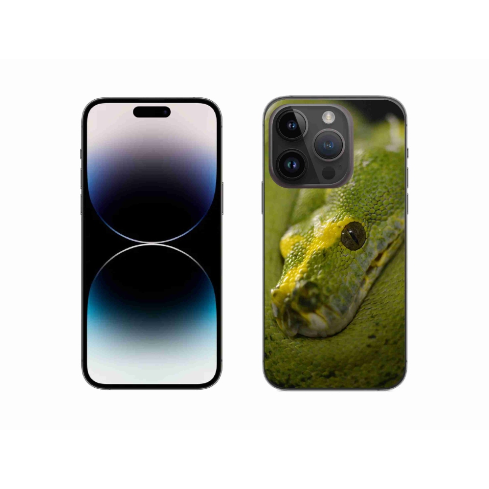 Gelový kryt mmCase na iPhone 14 Pro - had 2