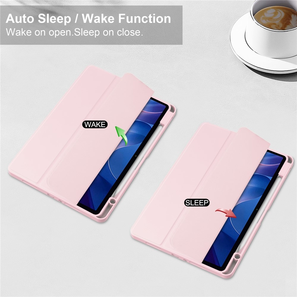 Case chytré zavírací pouzdro na tablet Xiaomi Redmi Pad 2 - růžové
