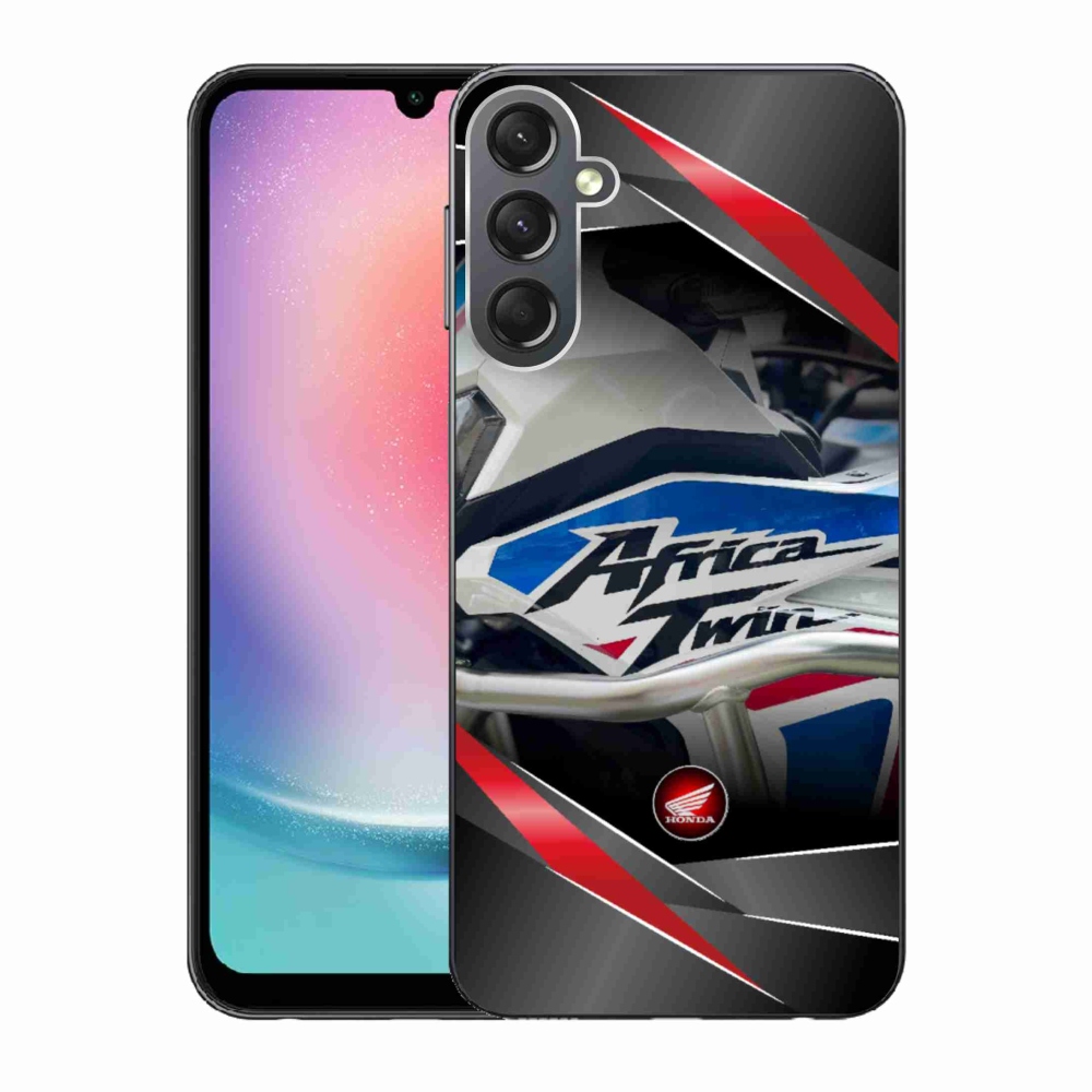 Gelový kryt mmCase na Samsung Galaxy A24 - motorka honda