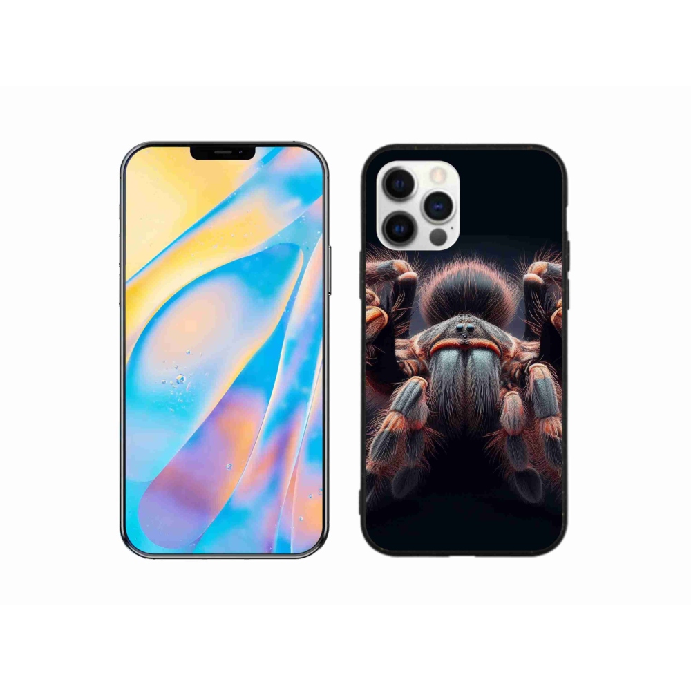 Gelový kryt mmCase na iPhone 12 Pro - tarantule