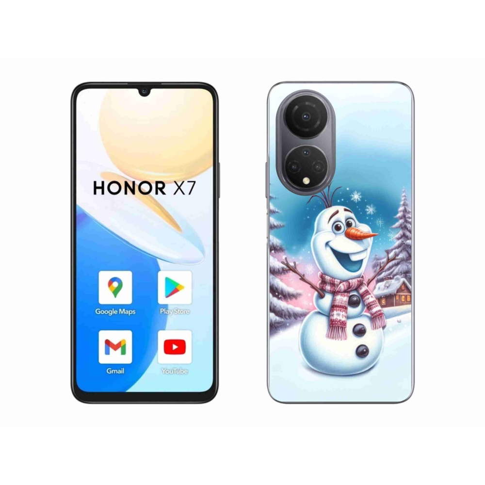 Gelový kryt mmCase na Honor X7 - ledové království