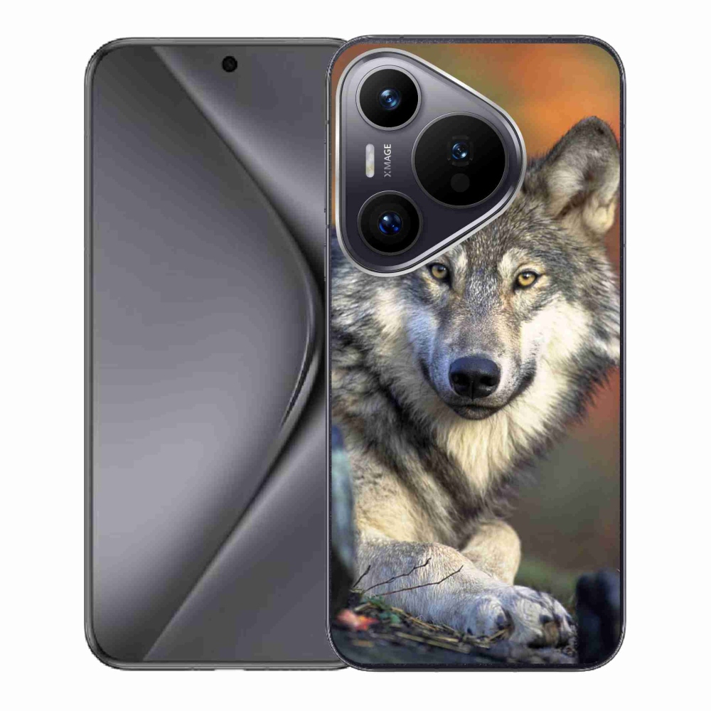 Gelový obal mmCase na Huawei Pura 70 - vlk