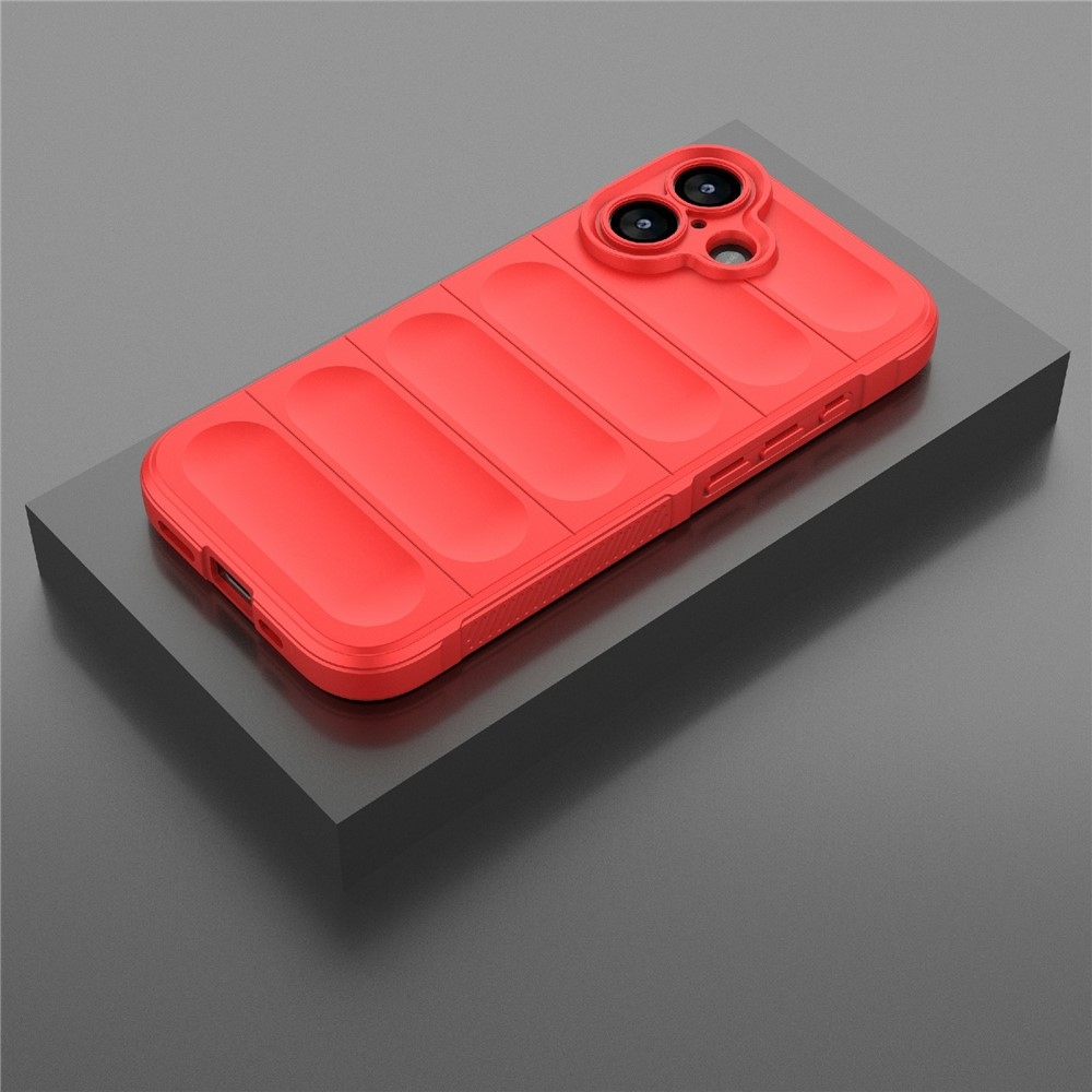Rugg odolný gelový obal na iPhone 17 - červený