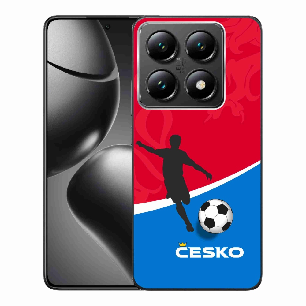 Gelový kryt mmCase na Xiaomi 14T Pro - fotbal Česko
