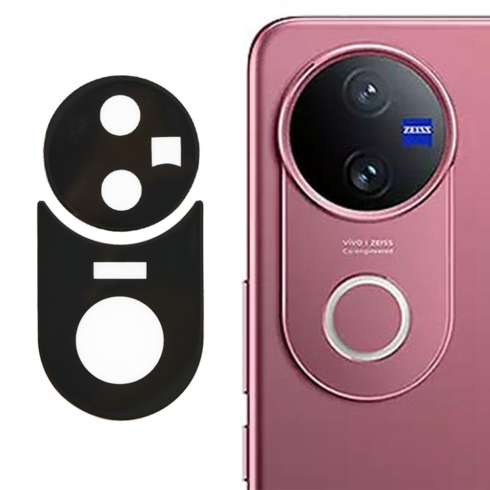 2.5D sklo čočky fotoaparátu na Vivo V50 5G - černé
