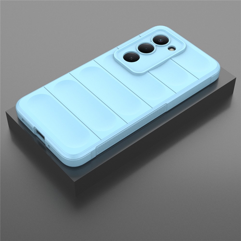 Rugg odolný gelový obal na Xiaomi Redmi 15 4G (171mm) - světlemodrý