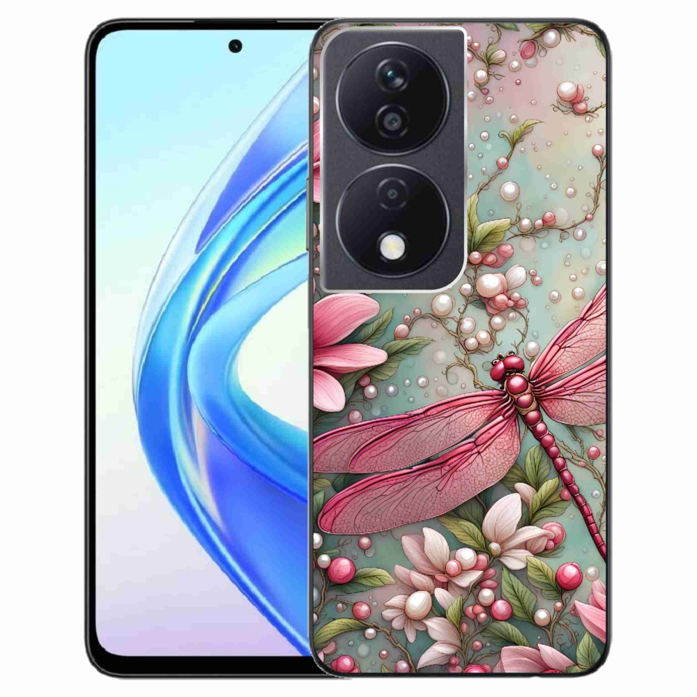 Gelový kryt mmCase na Honor X7b/Honor 90 Smart - vážka