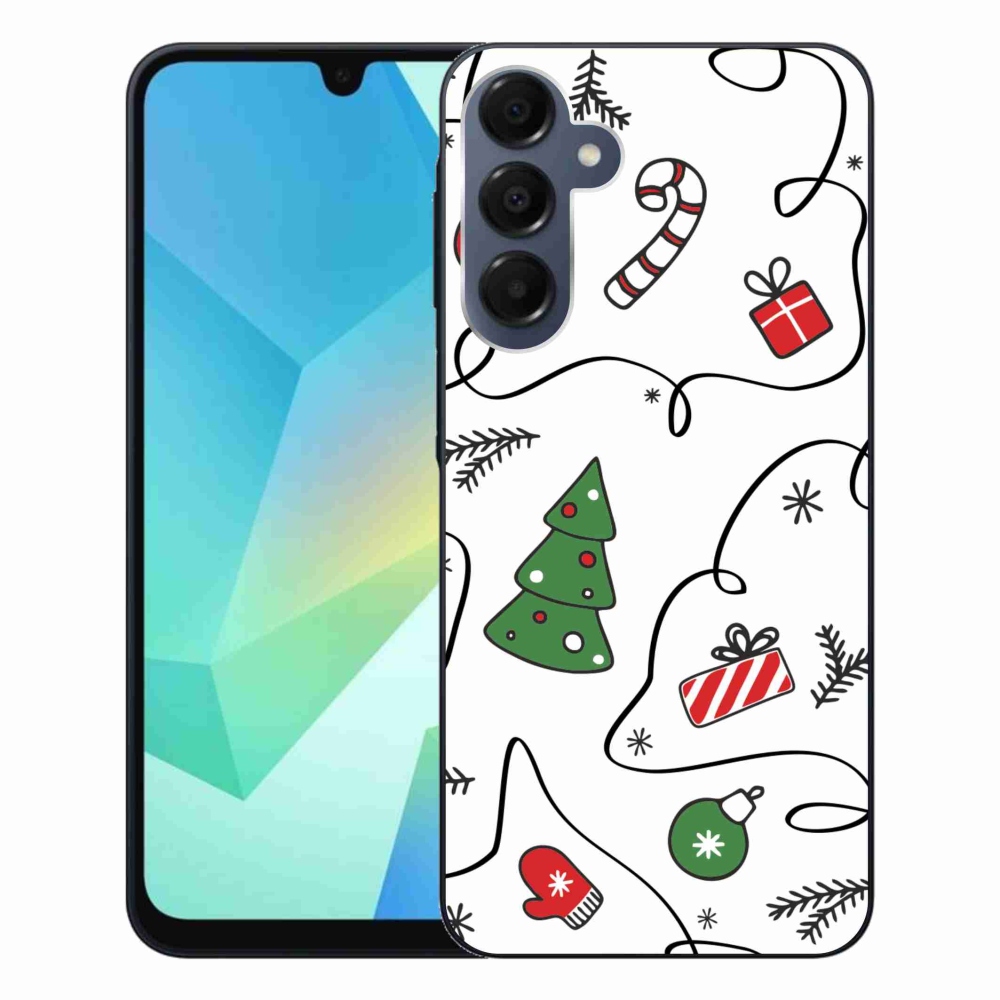 Gelový kryt mmCase na Samsung Galaxy A16 4G/5G - vánoční motivy