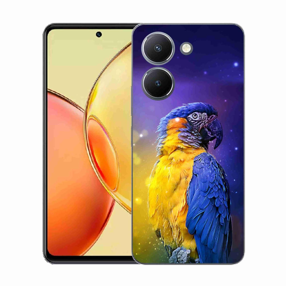 Gelový kryt mmCase na Vivo Y36 - papoušek ara 1
