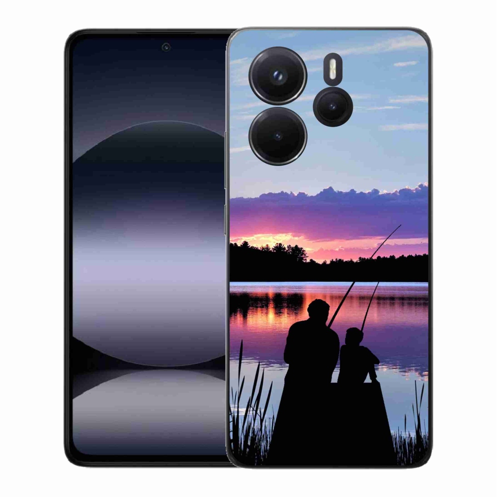 Gelový kryt mmCase na Xiaomi Redmi Note 14 - rybaření 2