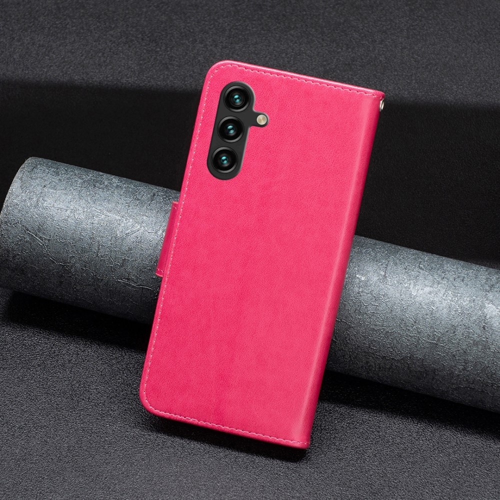 Butterfly knížkové pouzdro na Samsung Galaxy A15 4G/5G - rose