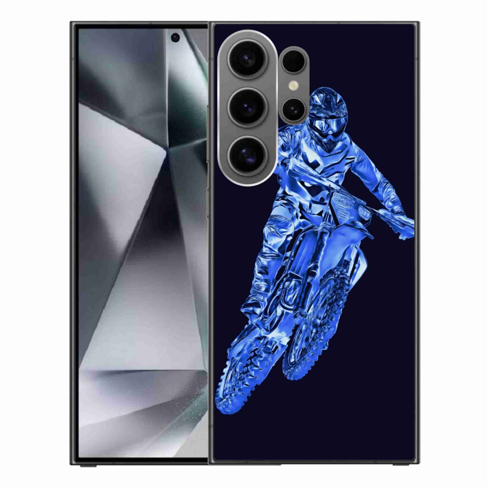 Gelový kryt mmCase na Samsung Galaxy S24 Ultra - motocross 1
