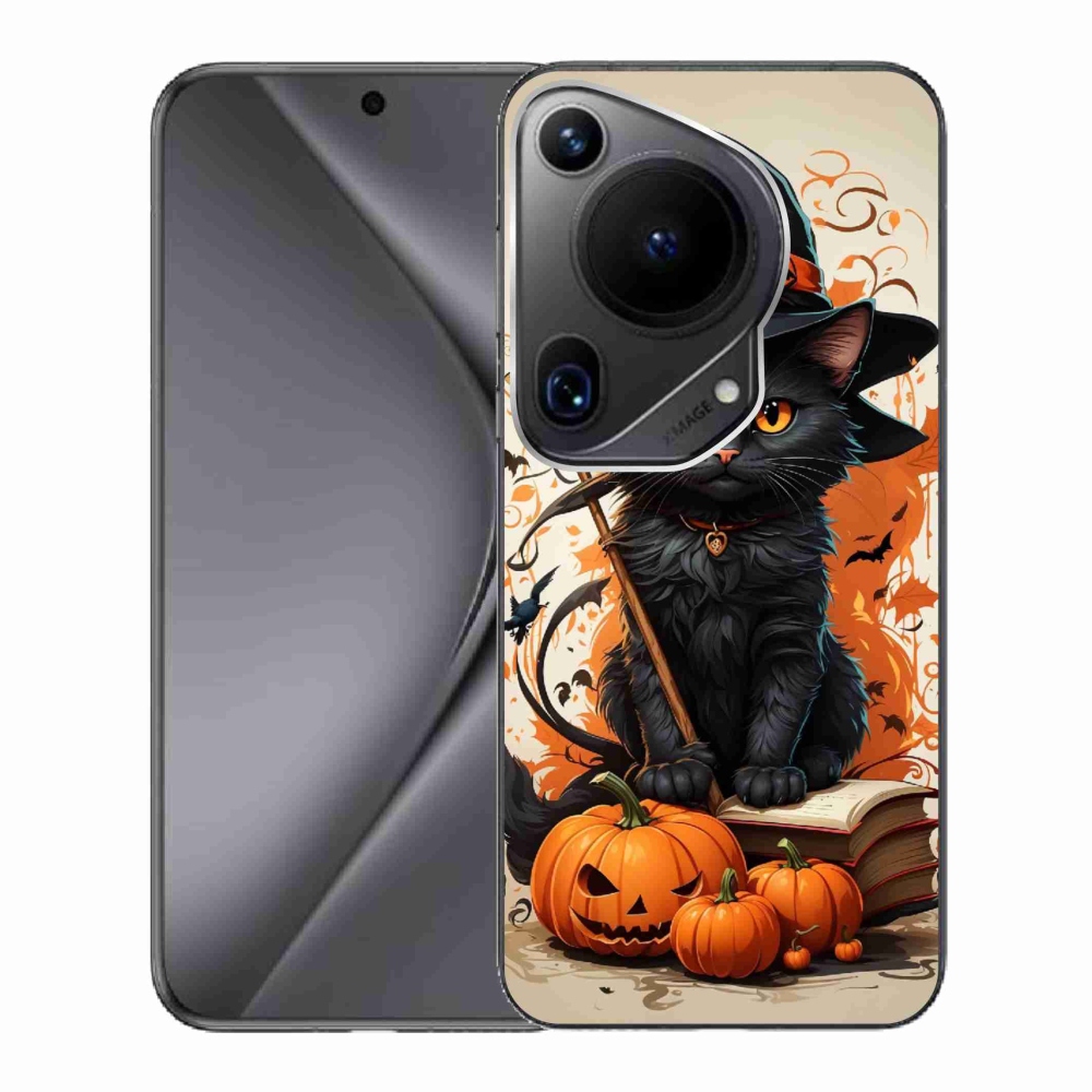 Gelový kryt mmCase na Huawei Pura 70 Ultra - kocour čaroděj