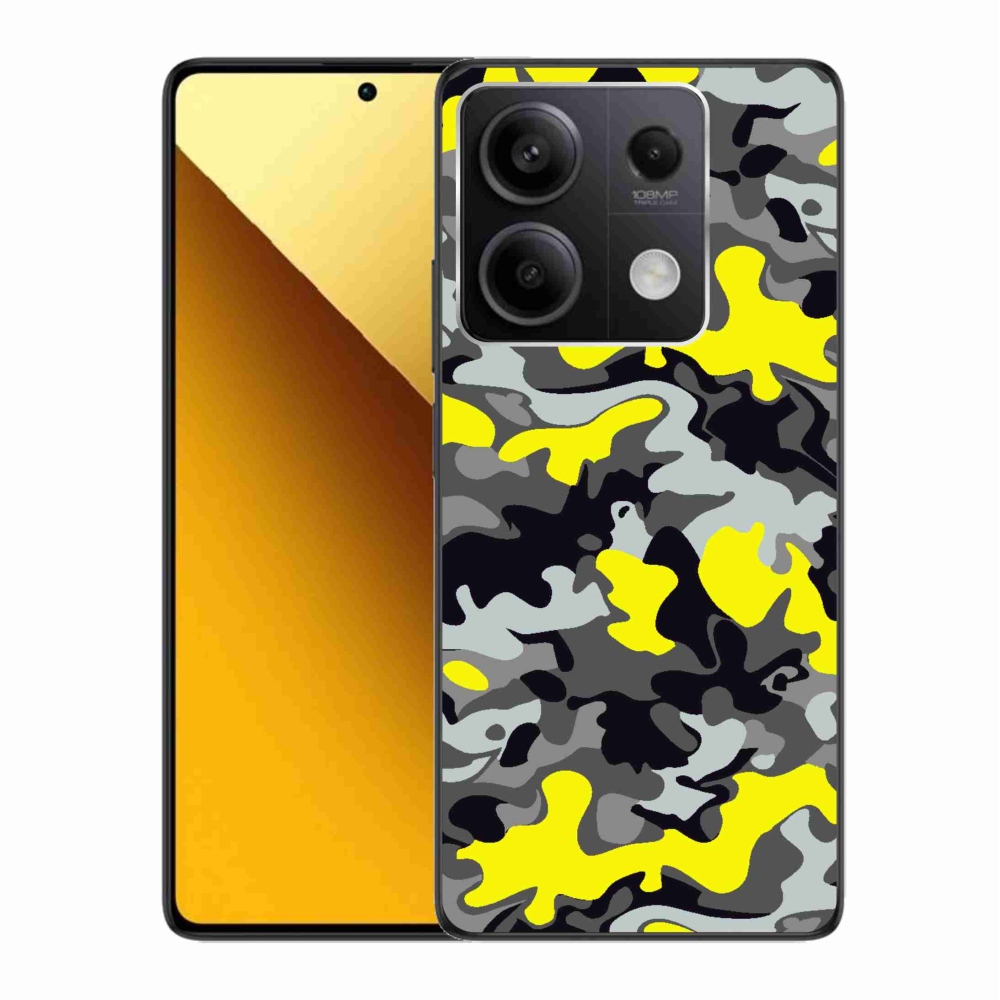Gelový kryt mmCase na Xiaomi Redmi Note 13 5G - maskáčový vzor 6