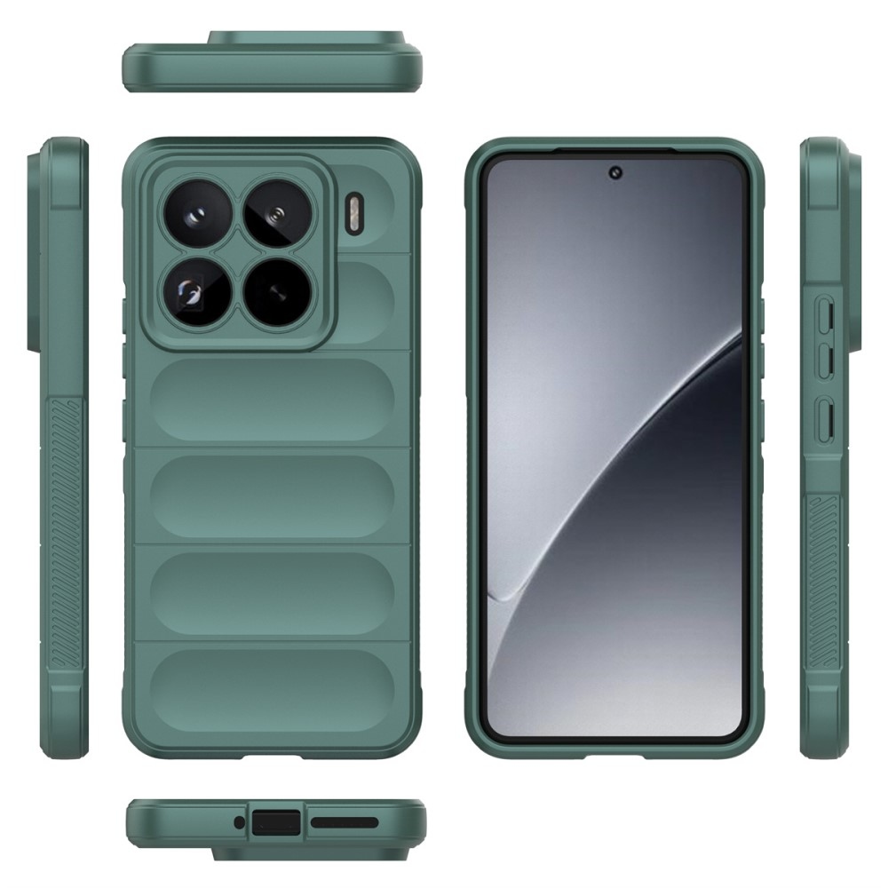 Rugg odolný gelový obal na Xiaomi 15 Pro - zelený