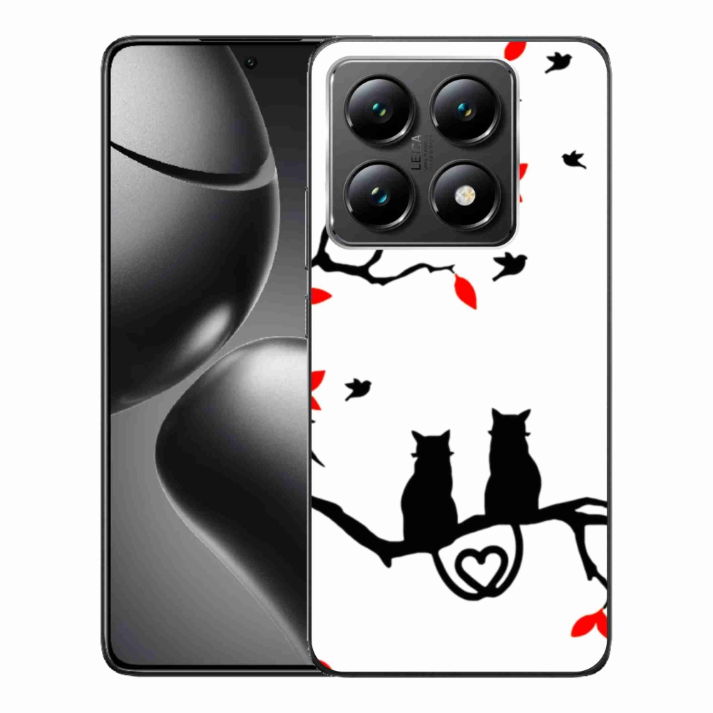 Gelový kryt mmCase na Xiaomi 14T - kočičí láska
