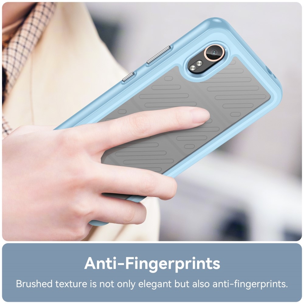 Gelový obal s pevnými zády na Samsung Galaxy Xcover 7 - modrý