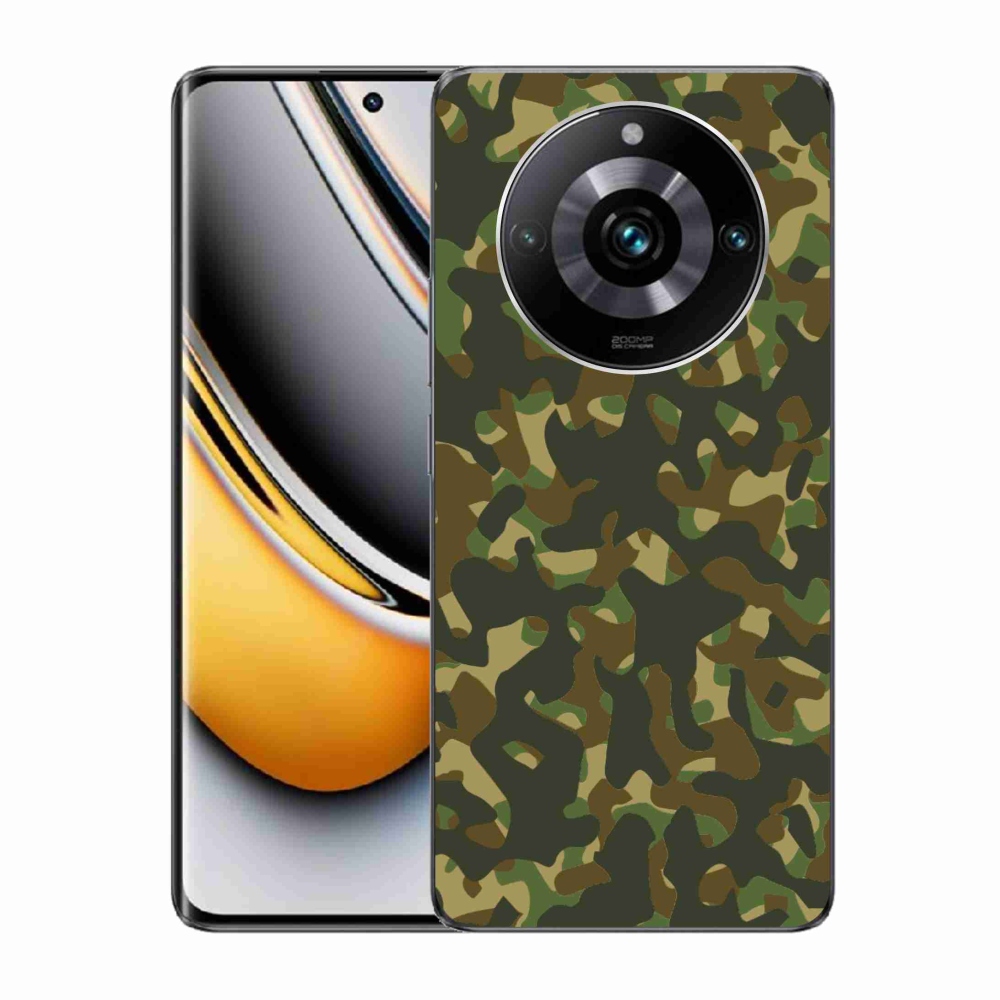 Gelový kryt mmCase na Realme 11 Pro/11 Pro+ - maskáčový vzor 1