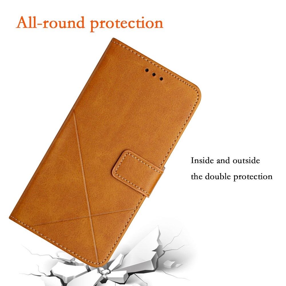 Line knížkové pouzdro na Xiaomi Redmi Note 14 5G - žluté