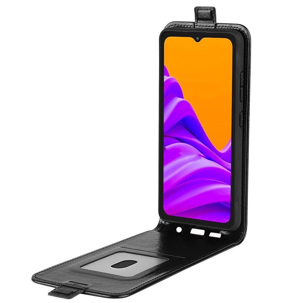 Vertical knížkové pouzdro na Samsung Galaxy Xcover 7 Pro - černé