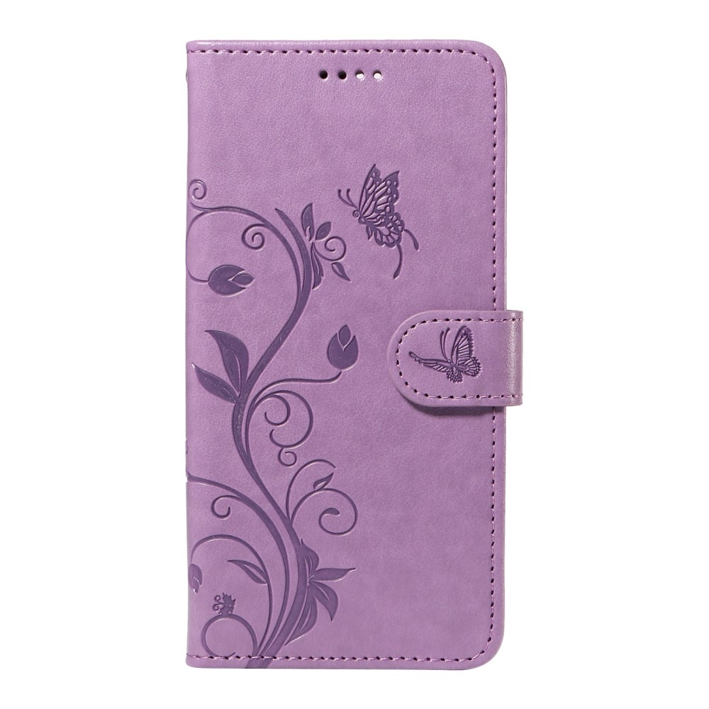 Flowers knížkové pouzdro na Xiaomi Redmi Note 13 Pro 4G/Poco M6 Pro - fialové