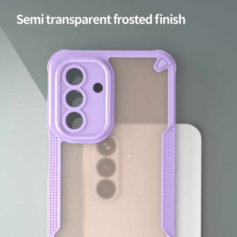 Frosted odolný kryt na Samsung Galaxy A26 5G - fialový