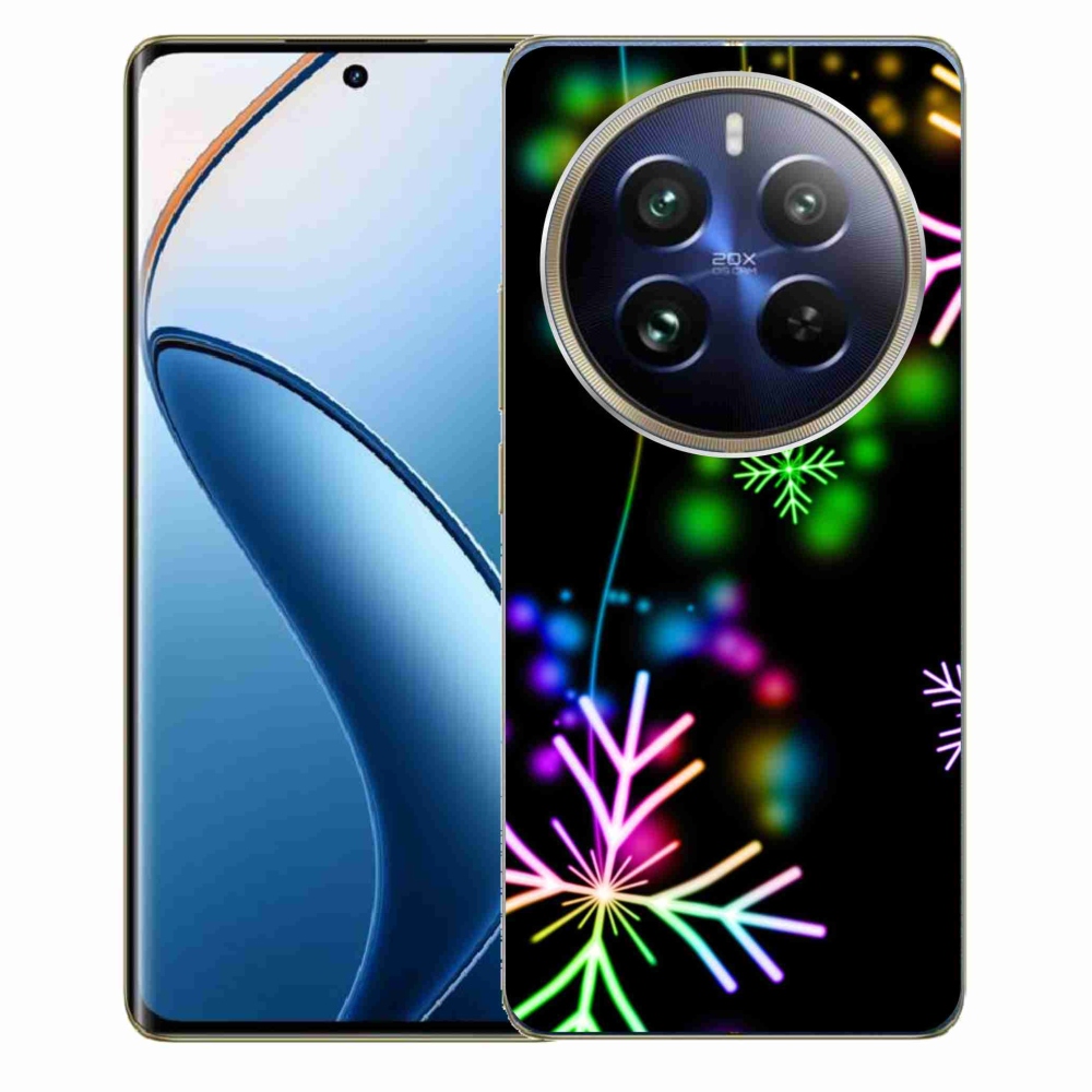 Gelový kryt mmCase na Realme 12 Pro 5G/12 Pro+ 5G - barevné vločky