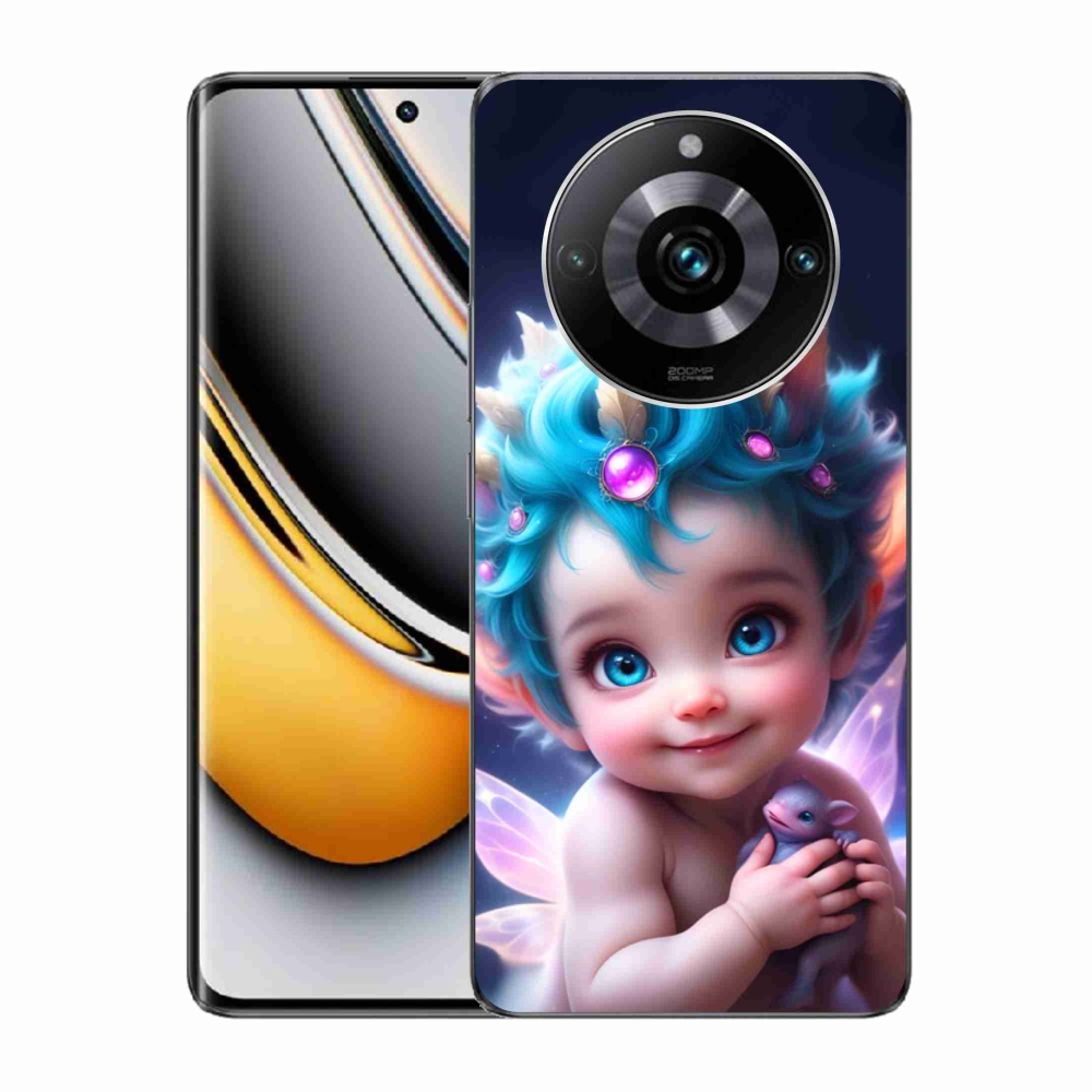 Gelový kryt mmCase na Realme 11 Pro/11 Pro+ - dítě s motýlími křídly