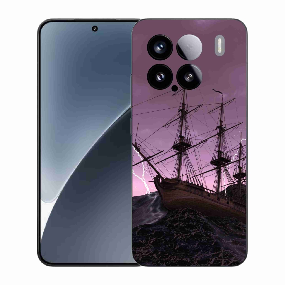 Gelový kryt mmCase na Xiaomi 15 - loď v bouři