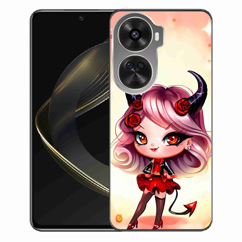 Gelový kryt mmCase na Huawei Nova 12 SE - kreslená čertice