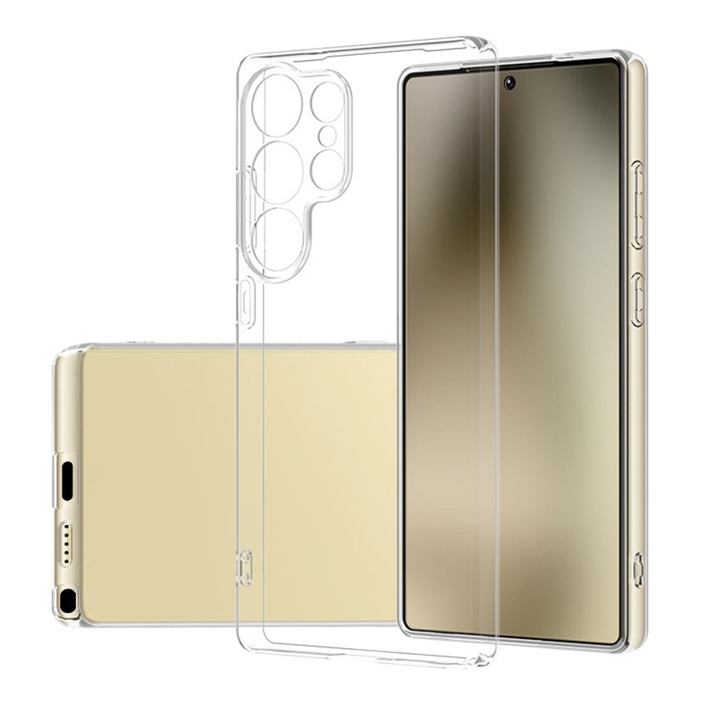 Průhledný gelový obal na Samsung Galaxy S25 Ultra - průhledný