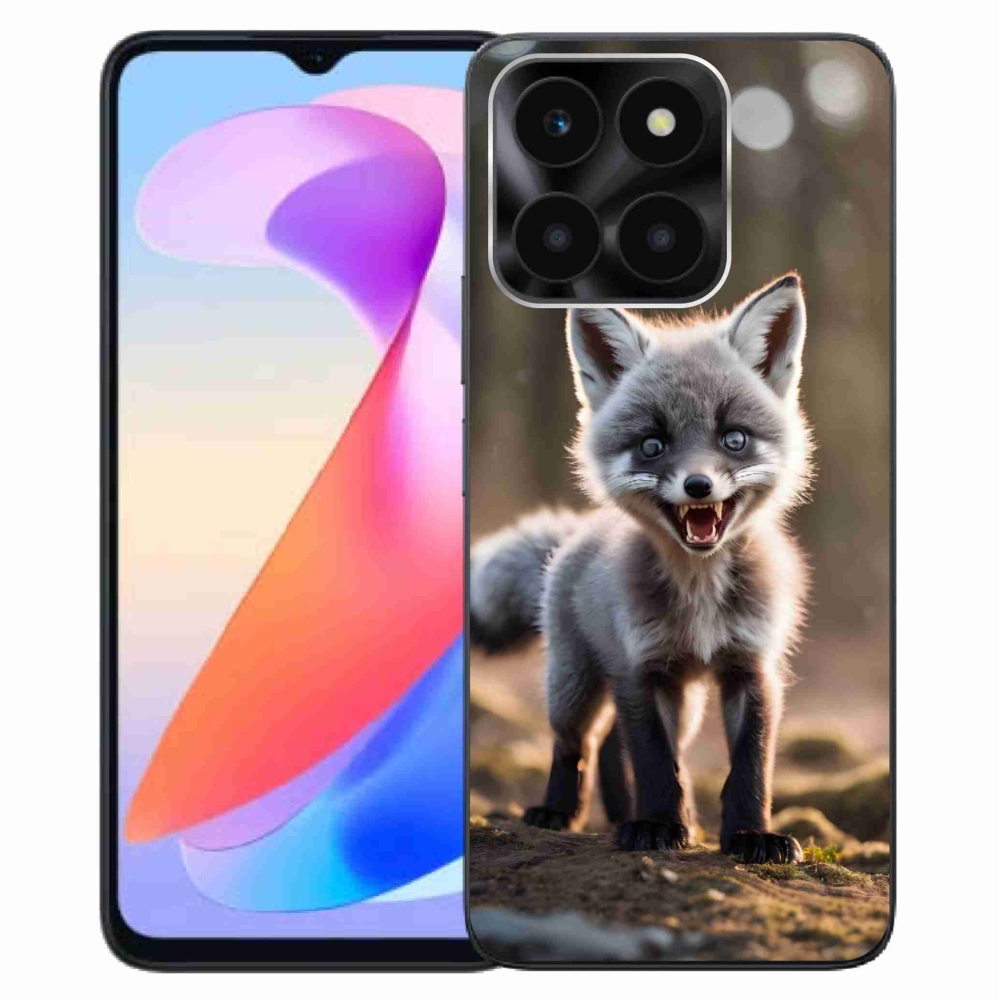 Gelový kryt mmCase na Honor X6a - rozzuřená liška