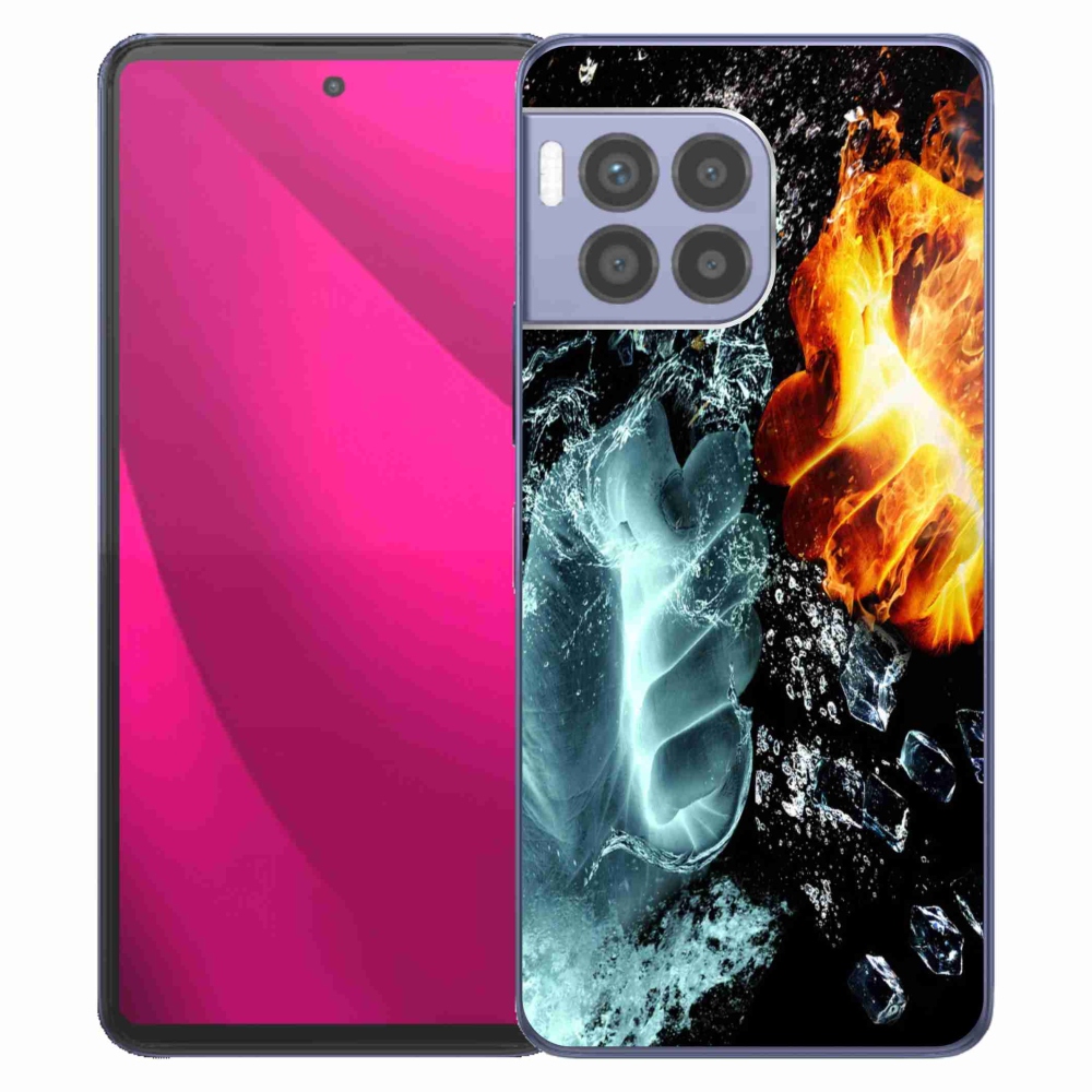 Gelový kryt mmCase na T-Mobile T Phone 2 Pro - voda a oheň