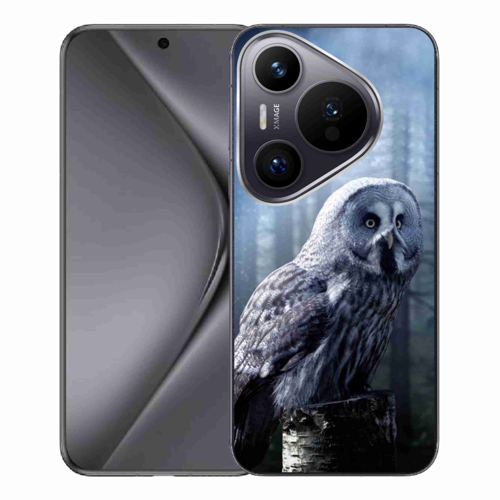 Gelový kryt mmCase na Huawei Pura 70 Pro - sova