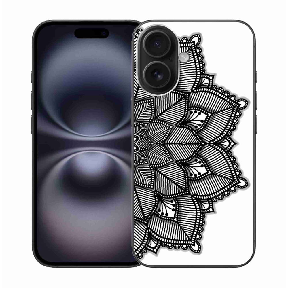 Gelový kryt mmCase na iPhone 16 - mandala