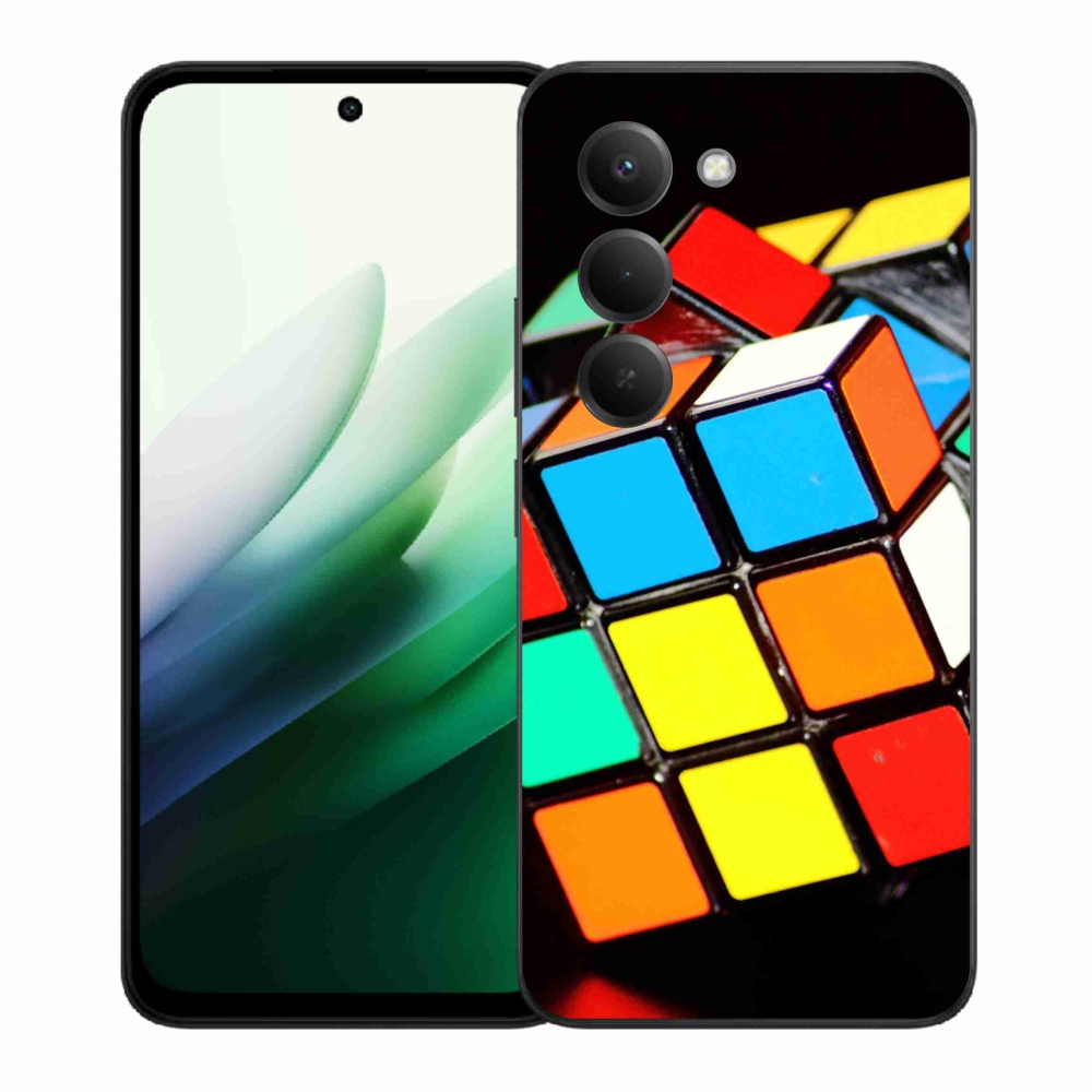 Gelový kryt mmCase na Xiaomi Redmi 15 5G (169mm) - rubikova kostka