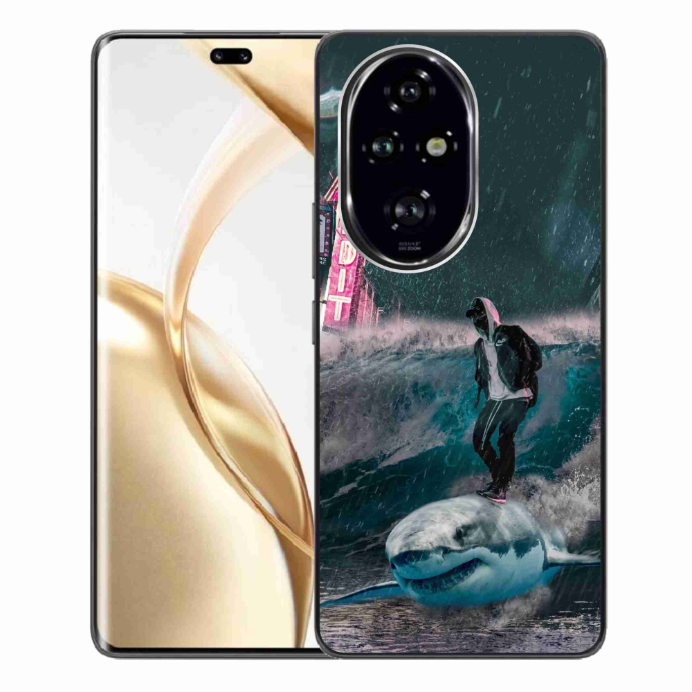 Gelový kryt mmCase na Honor 200 Pro 5G - žralok