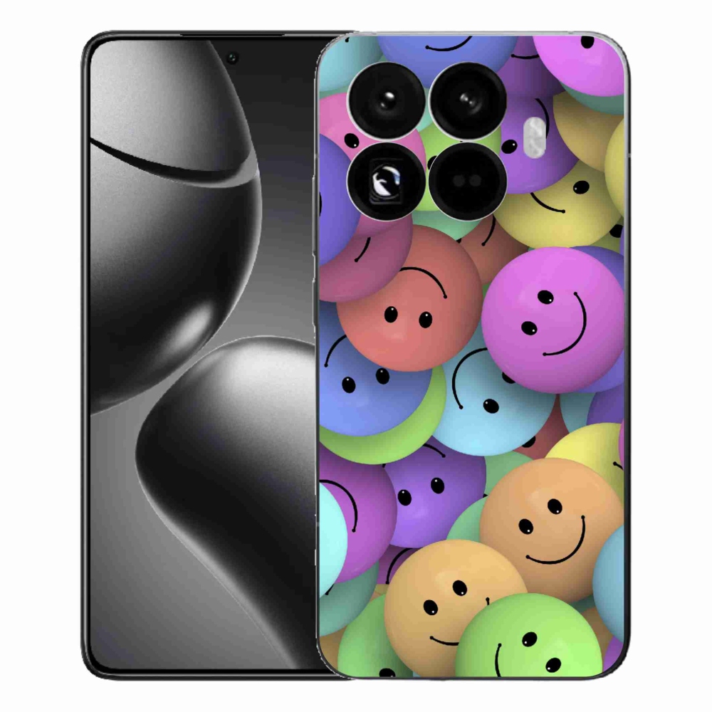 Gelový kryt mmCase na Xiaomi 15T Pro - barevní smajlíci