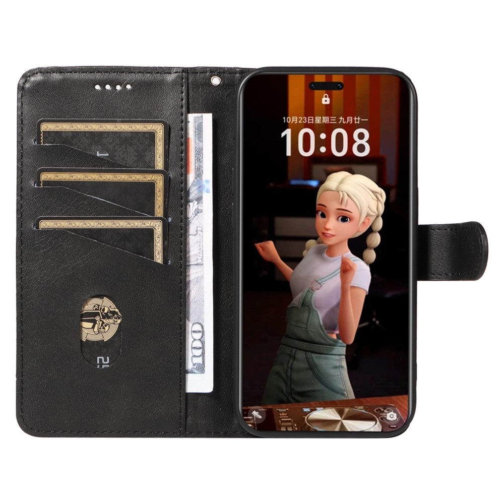 T-Shape knížkové pouzdro na Honor Magic 7 Pro 5G - černé