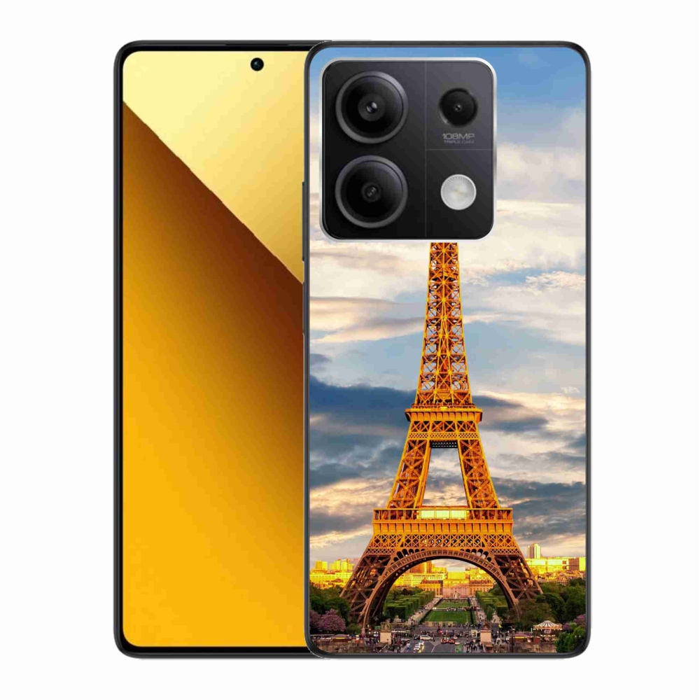 Gelový kryt mmCase na Xiaomi Redmi Note 13 5G - eiffelova věž 3