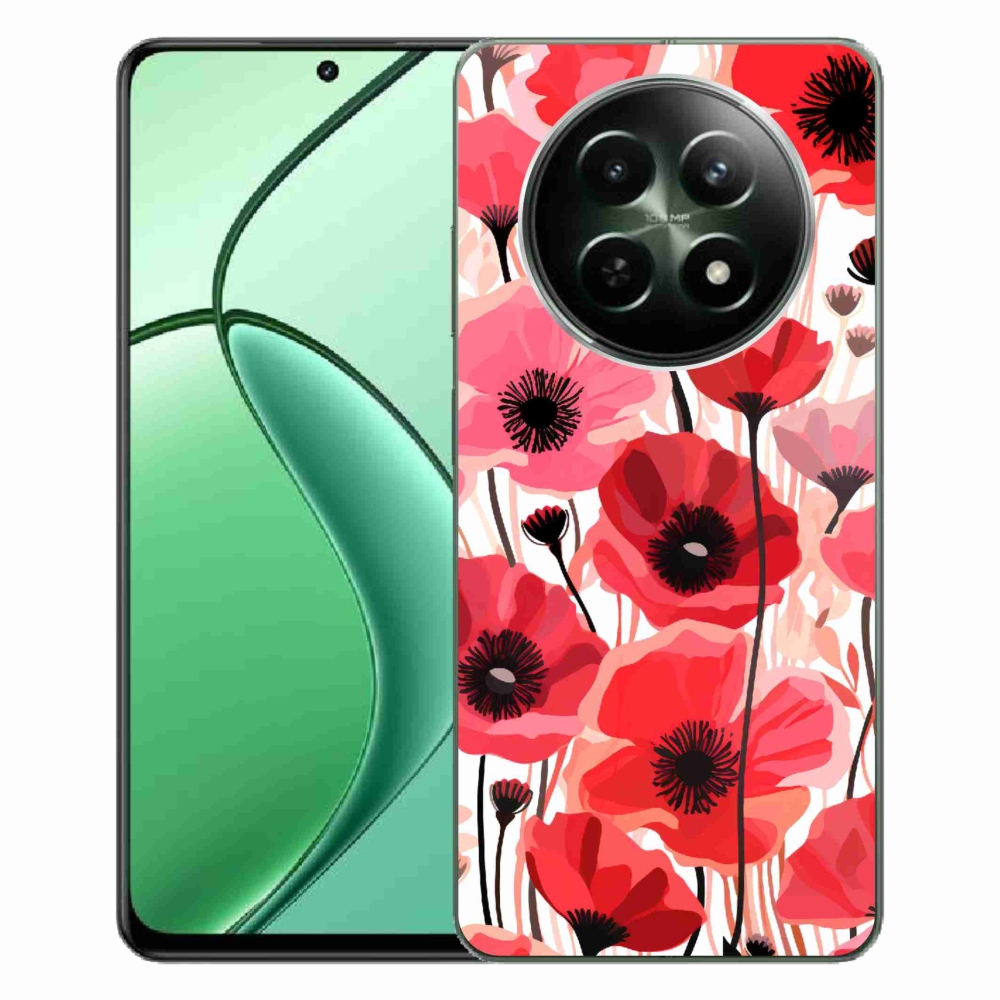 Gelový kryt mmCase na Realme 12 5G/12x 5G - vlčí mák 1