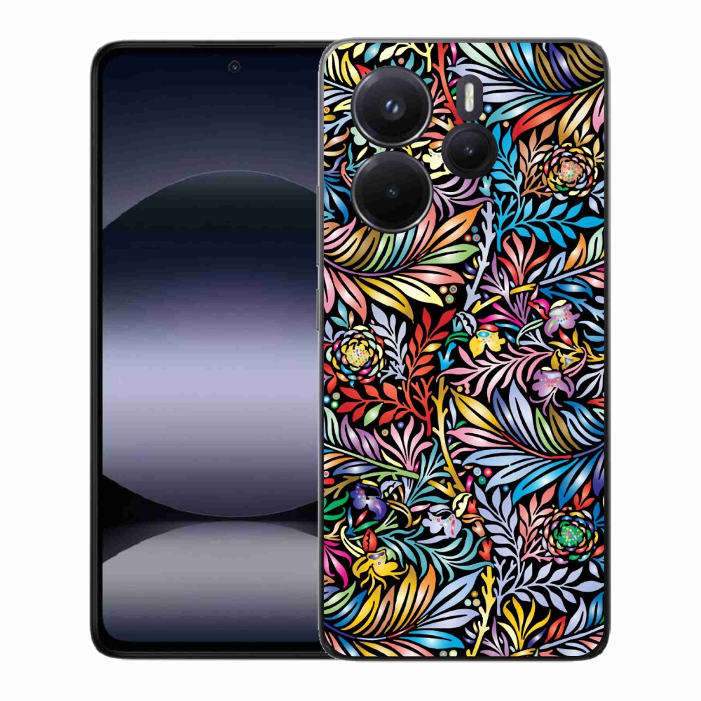Gelový kryt mmCase na Xiaomi Redmi Note 14 - květiny 5