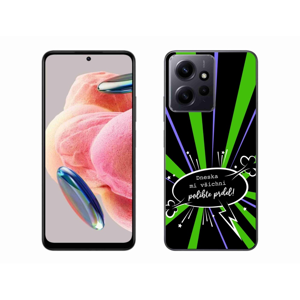 Gelový kryt mmCase na Xiaomi Redmi Note 12 4G - vtipný text 15 černé pozadí