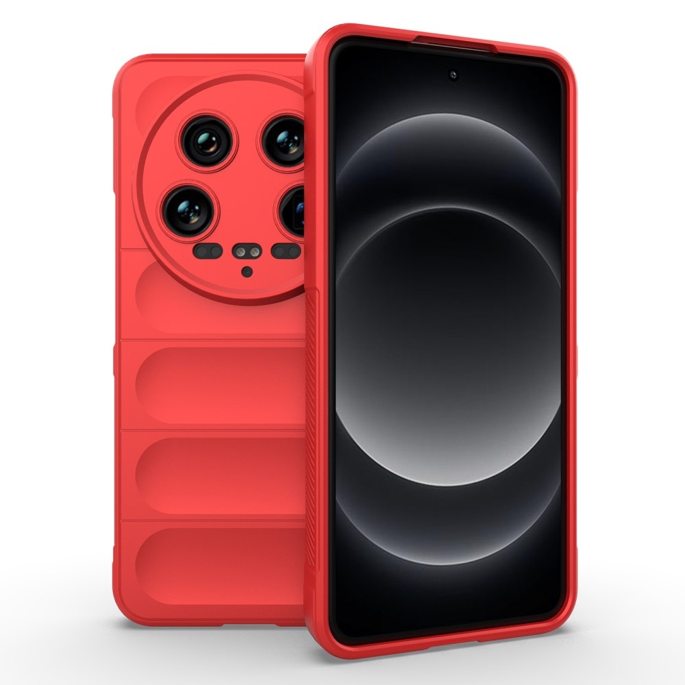 Rugg odolný gelový obal na Xiaomi 14 Ultra - červený