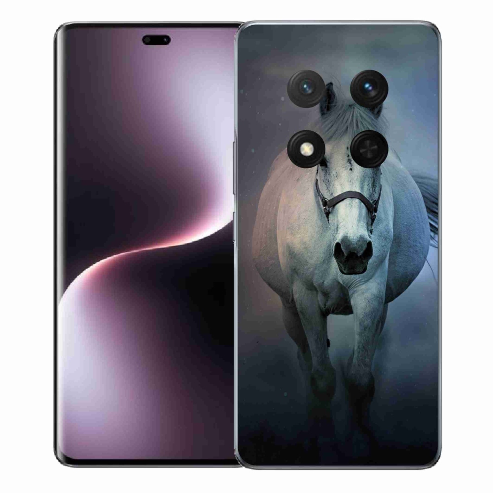 Gelový kryt mmCase na Honor Magic 7 Lite 5G - běžící bílý kůň