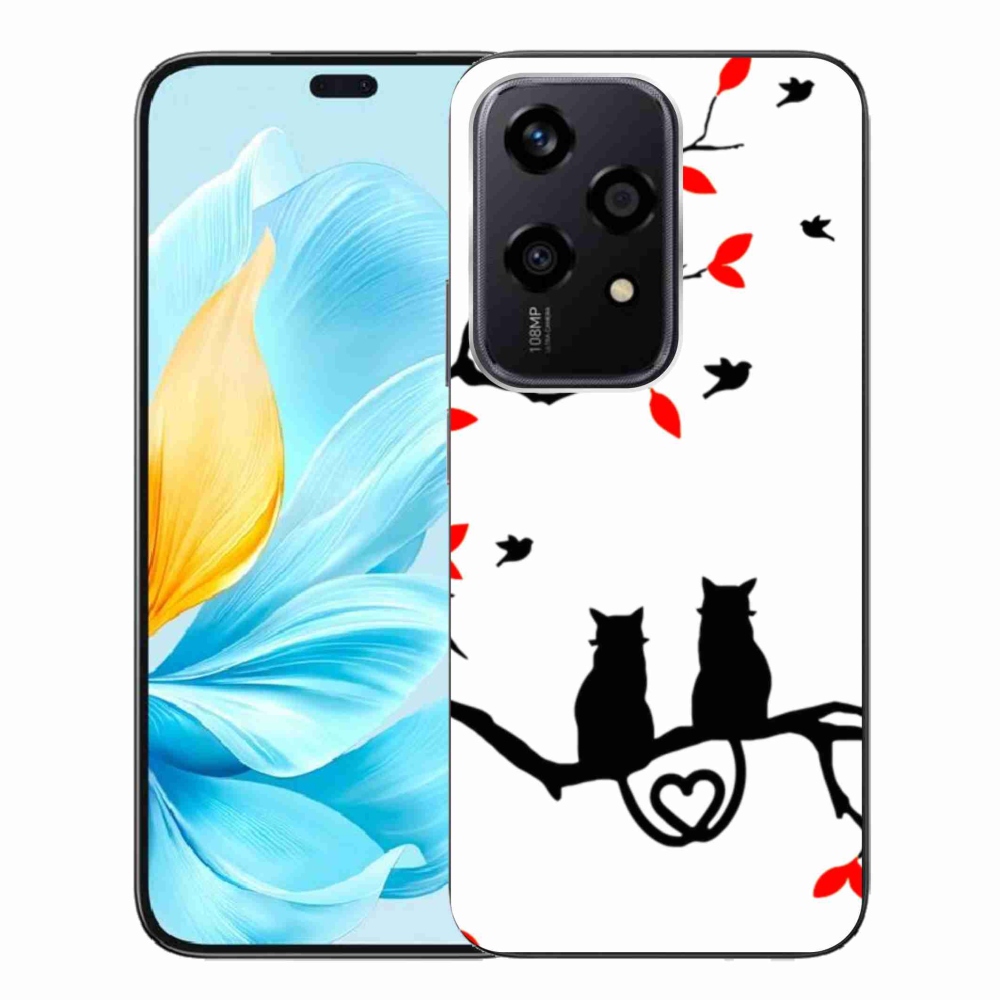 Gelový kryt mmCase na Honor 200 Lite 5G - kočičí láska