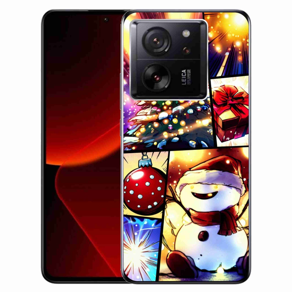 Gelový kryt mmCase na Xiaomi 13T/13T Pro - vánoční motivy 1
