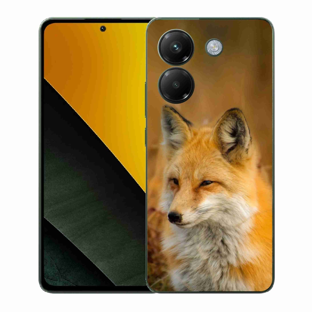 Gelový kryt mmCase na Xiaomi Poco M7 Pro 5G - liška