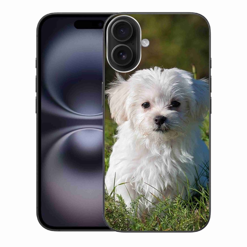 Gelový obal mmCase na iPhone 16 Plus - bišonek